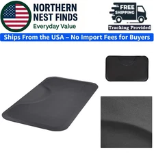 Luxurious Anti-Fatigue Floor Mat for Salon & Barber Use - 3ft x 5ft Black