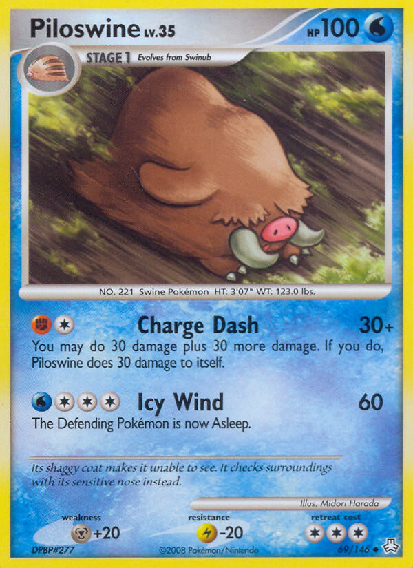 Piloswine (69/146) [Diamond &amp; Pearl: Legends Awakened] Lightly Played
