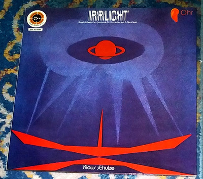IRRLICHT / KLAUS SCHULZE 1974 OHR Quadraphonic LP AMBIENT Rare Italian Pressing
