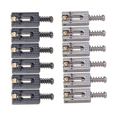 Langlebig 6 St&uuml;ck/Packung E-Gitarre Zinklegierung Roller Locked Saiten Br&uuml;cke S&auml;ttel