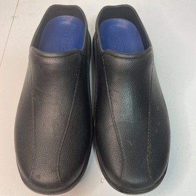 Klogs Lite Black Slip-On Shoes Culinary Comfort Slip-Resistant Women s 10 Mens 8