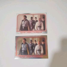 1980/99The Empire Strikes Back Topps #76/Chrome #48 Enter Lando Calrissian 2Crdz