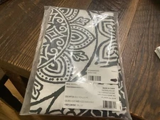 The Company Store Linen Ebony Medallion King Pillow Sham