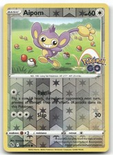 Aipom #56/78 (Reverse Holo) (NM) Pokemon GO PGO Pokemon