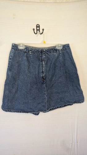 Vintage 90s NorthCrest Womens Blue Denim Skort size 12 - Picture 4 of 8