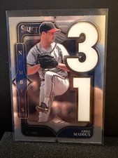 Greg Maddux 2025 Select - Numbers #17 - Atlanta Braves