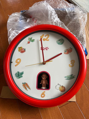 Kewpie seltene Wanduhr Vintage Stil unbenutzt ohne Box aus Japan