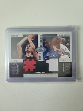 NBA Hoops Prospect ALLEN iverson YAO MING Jersey 112/375 RARE