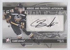 2013-14 ITG Heroes and Prospects Auto Clark Bishop #A-CB Auto 0c2