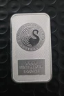 1 OZ. PERTH MINT AUSTRALIA SILVER BAR .9999 FINE - SWAN & KANGAROO DESIGN - BU