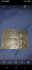 Vintage Coca-Cola Belt Buckle Made By Tiffany Foundry 1970 s T10