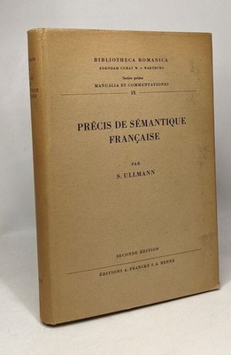 Präzise französische Semantik - 2. Auflage | S. Ullmann | Guter Zustand