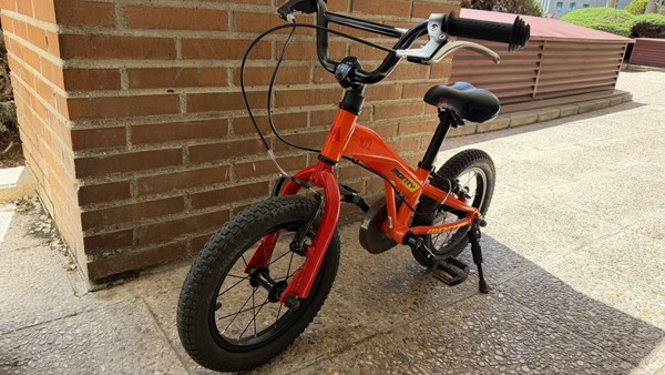 Bicicleta Infantil Monty 102 naranja