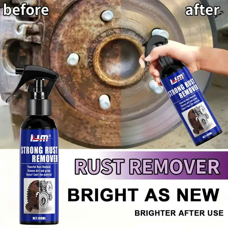 Car Rust Removal Spray Multipurpose Remover Rust Inhibitor Derusting Spray 100ML