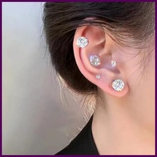 a Pair Unisex Strong Magnet Magnetic Earrings Ear Clip Cuff Non Piercing Without