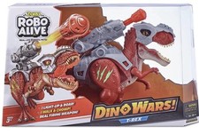 Zuru Robo Alive T-Rex Red Dino Wars Firing Weapon Real Life Robotic Pets Walks