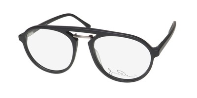 NEW JAMES DEAN JDO635 EYEGLASSES FULL-RIM MENS PLASTIC 002 53-18-145 PILOT BLACK