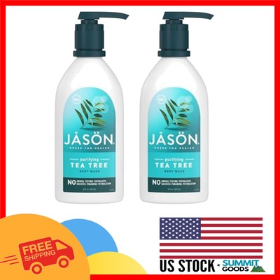 Soothing Tea Tree Body Wash   Natural Gel, 30 Oz (2 Bottles for Full Care)