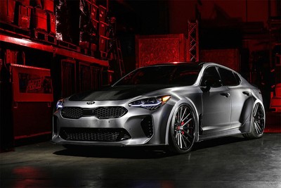 615061 Dub Kia Stinger G Sports Car Luxury Car Wall Print Poster