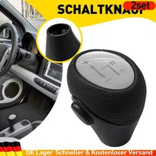 2x SCHALTKNAUF AUTOMATIK SCHWARZ + SILBER FÜR SMART FORTWO 450 /451  A4502700156