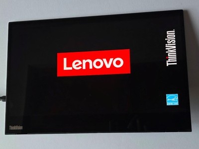 Unused Black Lenovo ThinkVision M14t USB-C LED DISPLAY MONITOR ONLY -A20140FX0