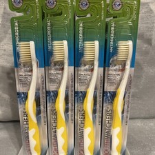 Doctor Plotkas Mouth Watchers Antimicrobial Soft Bristle youth Toothbrush yellow