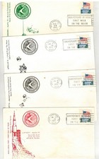 1971 EVENTS SET OF 4 DIFF. APOLLO 15 FROM LIFTOFF TO SPLASHDOWN BY SPACE CITY