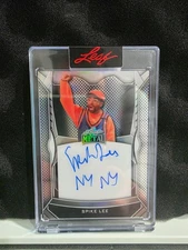 2025 Leaf Metal Authentic Spike Lee White Prismatic On Card AUTO 2/10 Knicks NY