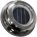 Solar Exhaust Fan, Solar Vent, Waterproof Roof Vent Stainless Steel Cover