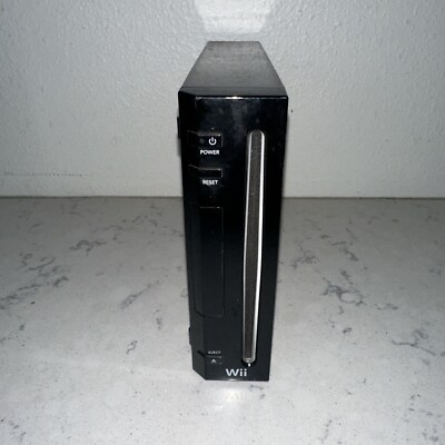 Nintendo Wii Video Game Console RVL-001 Black