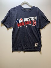 Boston Red Sox Mens L Majestic MLB Authentic T Shirt