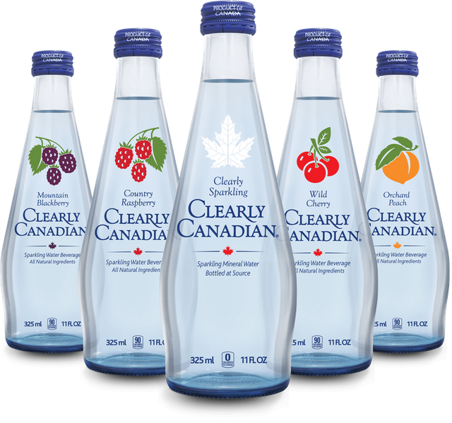 Clearly Canadian Sparkling Water,Orchard Peach,1 Bottle. for sale online