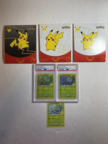 2021 Pokemon Mcdonalds 25th Anniversary Holo Bulbasaur Color Misprint. X2065
