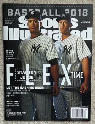 SPORTS ILLUSTRATED 2018 AARON JUDGE-GIANCARLO STANTON NEW YORK YANKEES-NO LABEL