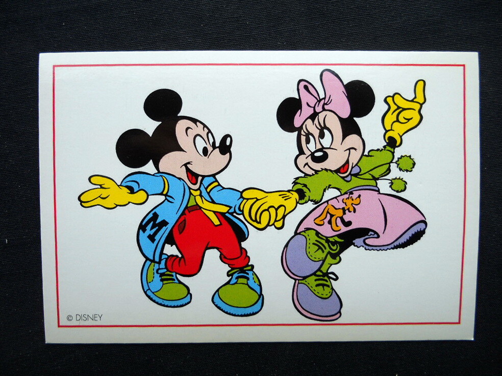 1993 Italy DISNEY POSTCARD Nestlè MINNIE MOUSE & MICKEY MOUSE