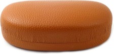 Wholesale Bulk Lot Simple Hard Eyeglass/Sunglass Case in BROWN for Large  Wraps