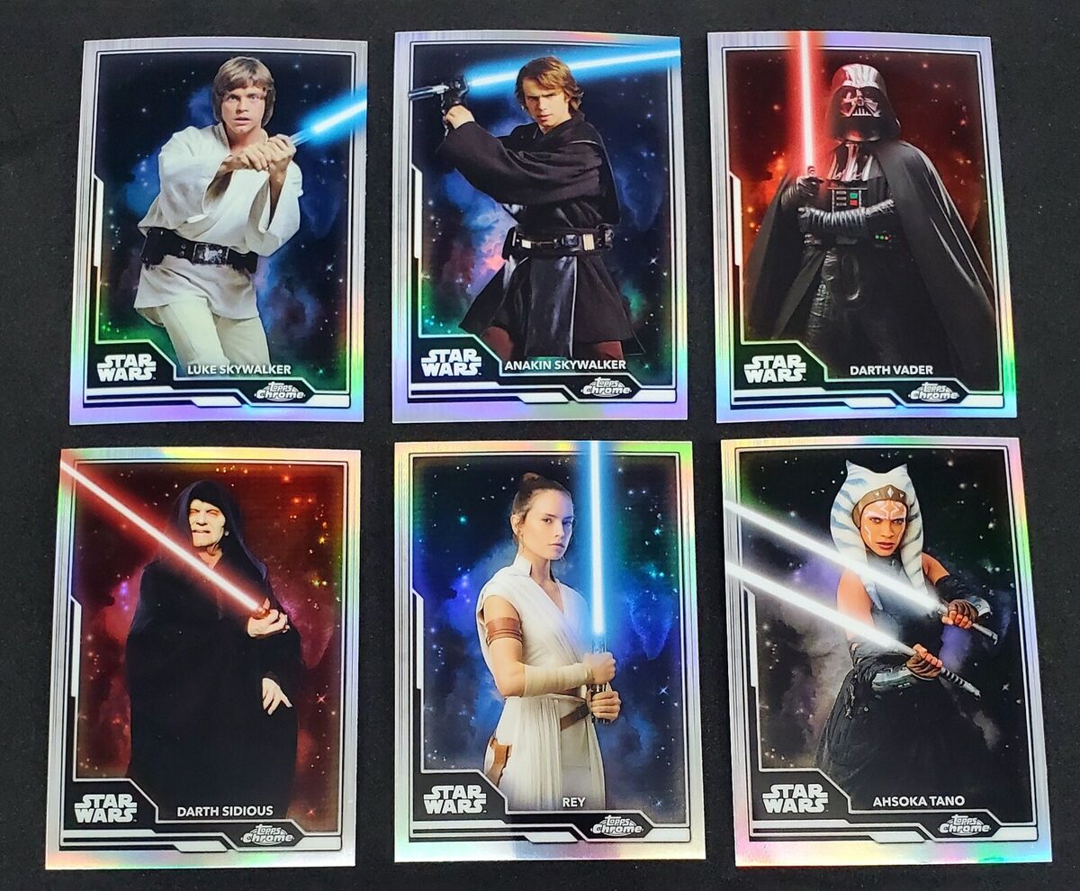 2021 Topps Chrome Star Wars Legacy Wielders of the 2021 Topps Chrome Star Wars Legacy Wielders of the