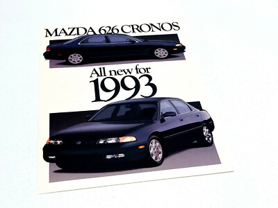 1993 Mazda 626 Cronos Information Sheet Brochure | eBay