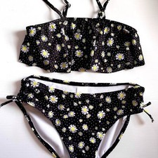 Floral Bikini Set with Daisies