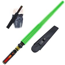 Light Up Saber For Kids Green Light Swords With Fx Sound Expandable Light Swords