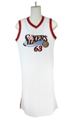 Reebok Women 76ers Sixers Dress Jersey 