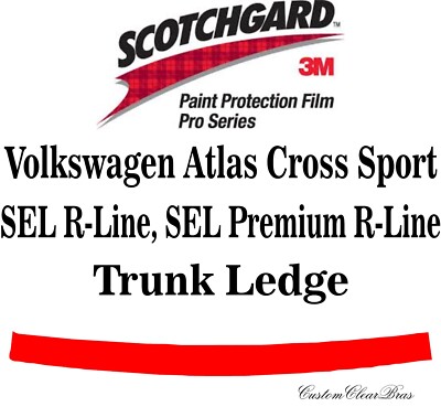3M Paint Protection Film Pro Series Fits 2024 2025 Volkswagen Atlas Cross Sport