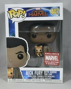 funko pop nick fury with goose
