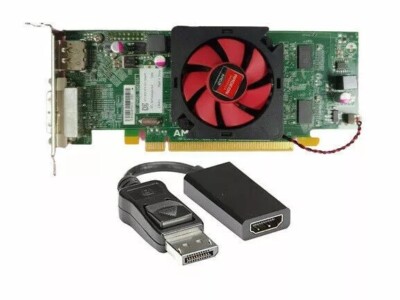 Radeon AMD 1GB VideoCard HDMI DVI DP good for many Dell Optiplex Window10/11