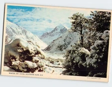 Postcard Winter Mt. Cook Southern Alps