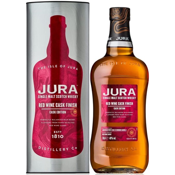 Jura Red Wine Cask Finish Single Malt Scotch Whisky 40% Vol. 700Ml-image
