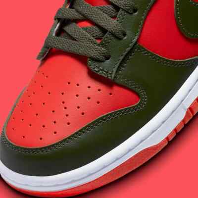 NEW Nike Dunk Low Retro BTTYS Men's Size 11.5 Mystic Red/Cargo