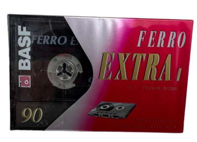 BASF Ferro Extra I 90 MC Kassette Leerkassette Tape NEU OVP