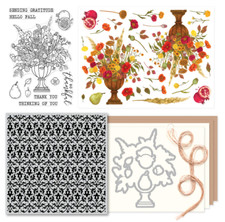 Hero Arts My Monthly Hero Kit September 2022 Thanksgiving Thankful Stamps Die