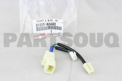 ノア 8155560A80 Toyota SOCKET & WIRE SUB-ASSY, REAR COMBINATION LAMP
